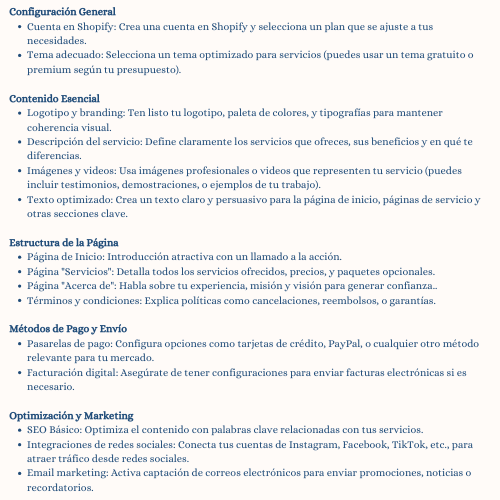 Creación de Página Web