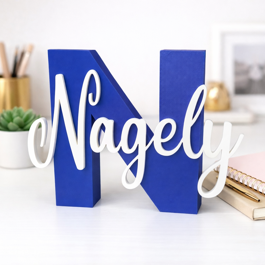 Letra & Nombre 3D / 3D Latter & Name