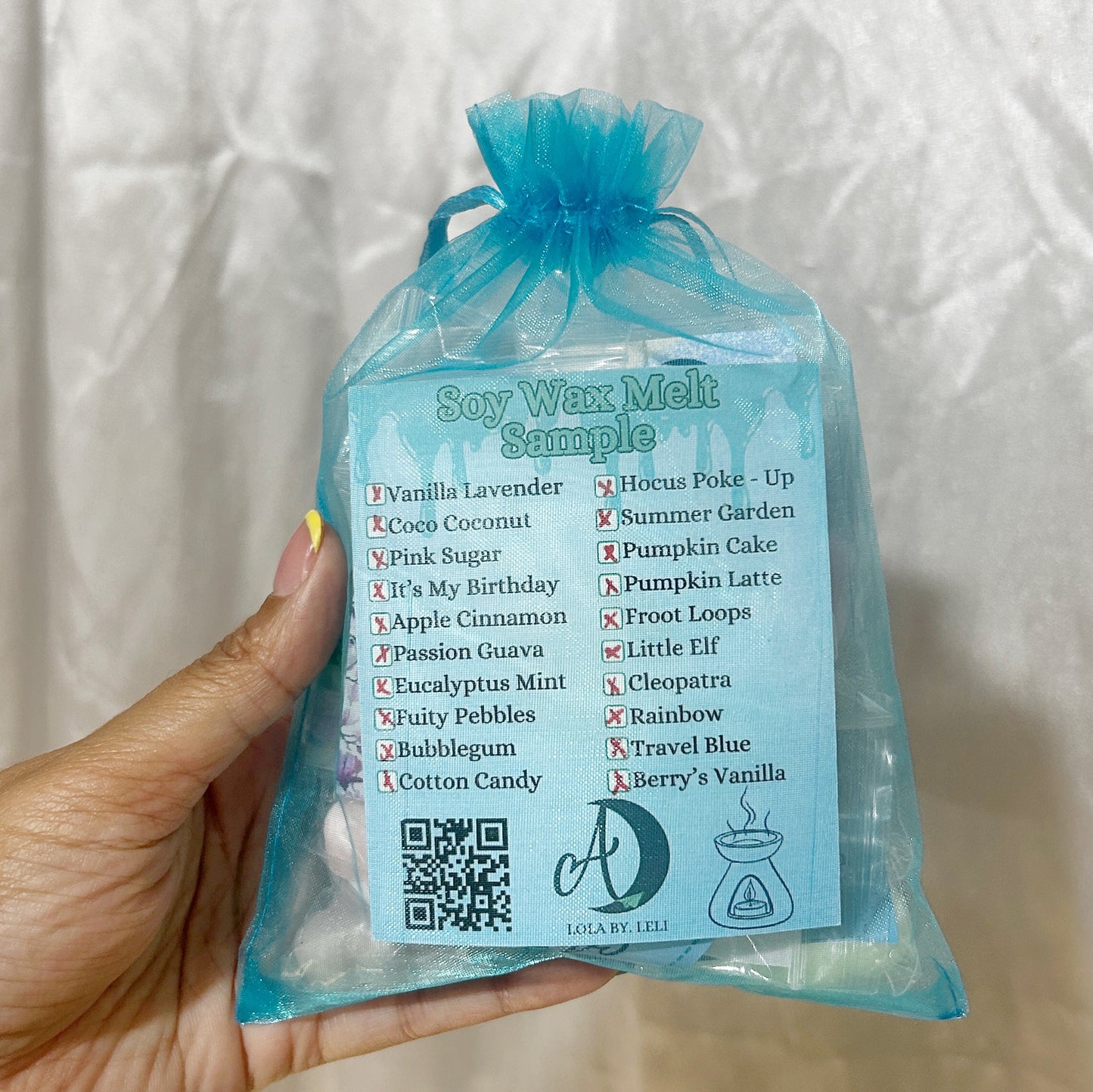 20 Wax Melt Sample Bag