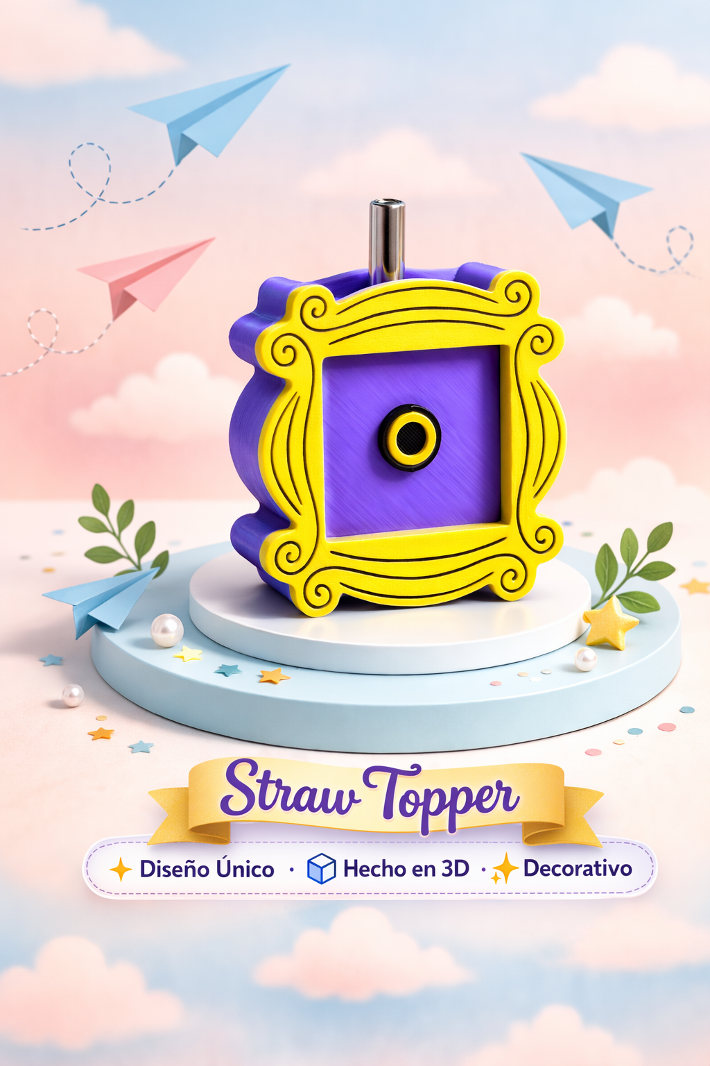 Friends Straw Topper