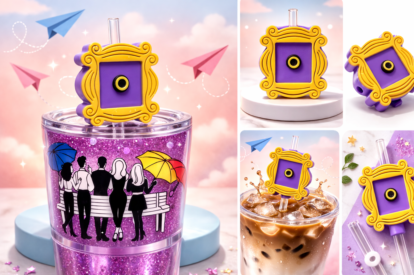 Friends Straw Topper