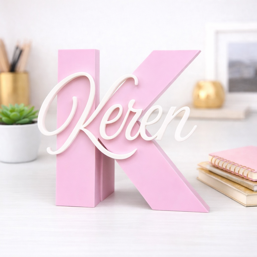 Letra & Nombre 3D / 3D Latter & Name