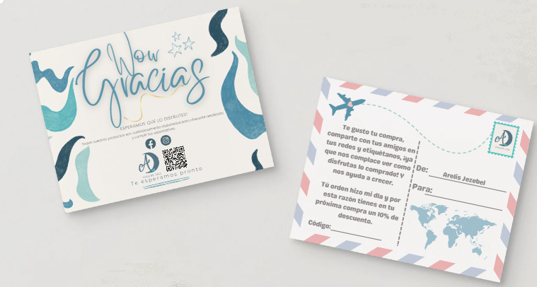 Thank You Card // Tarjeta de Agradecimiento